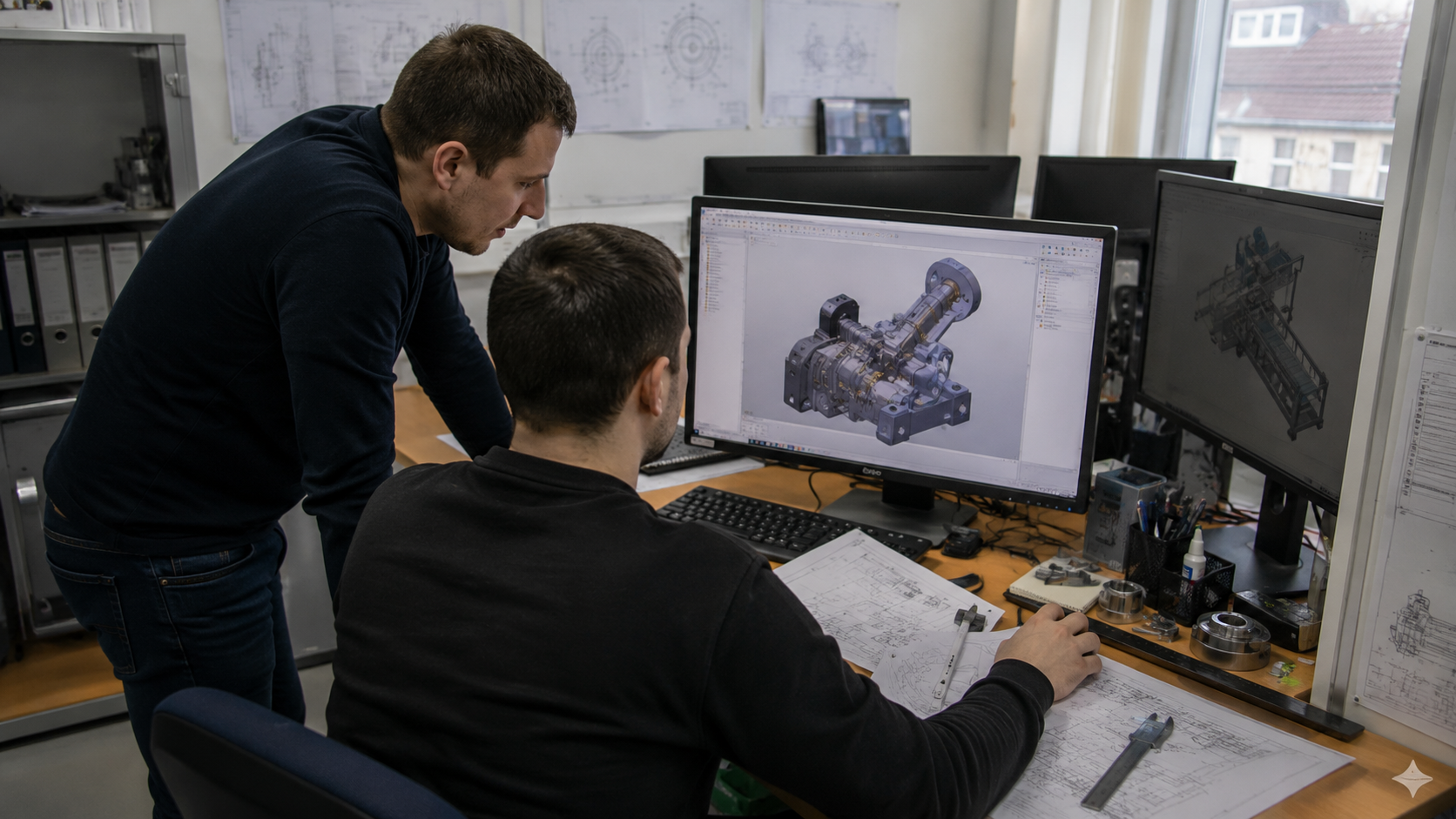 CAD Konstruktion Ukraine für Maschinenbau in einem Engineering Office