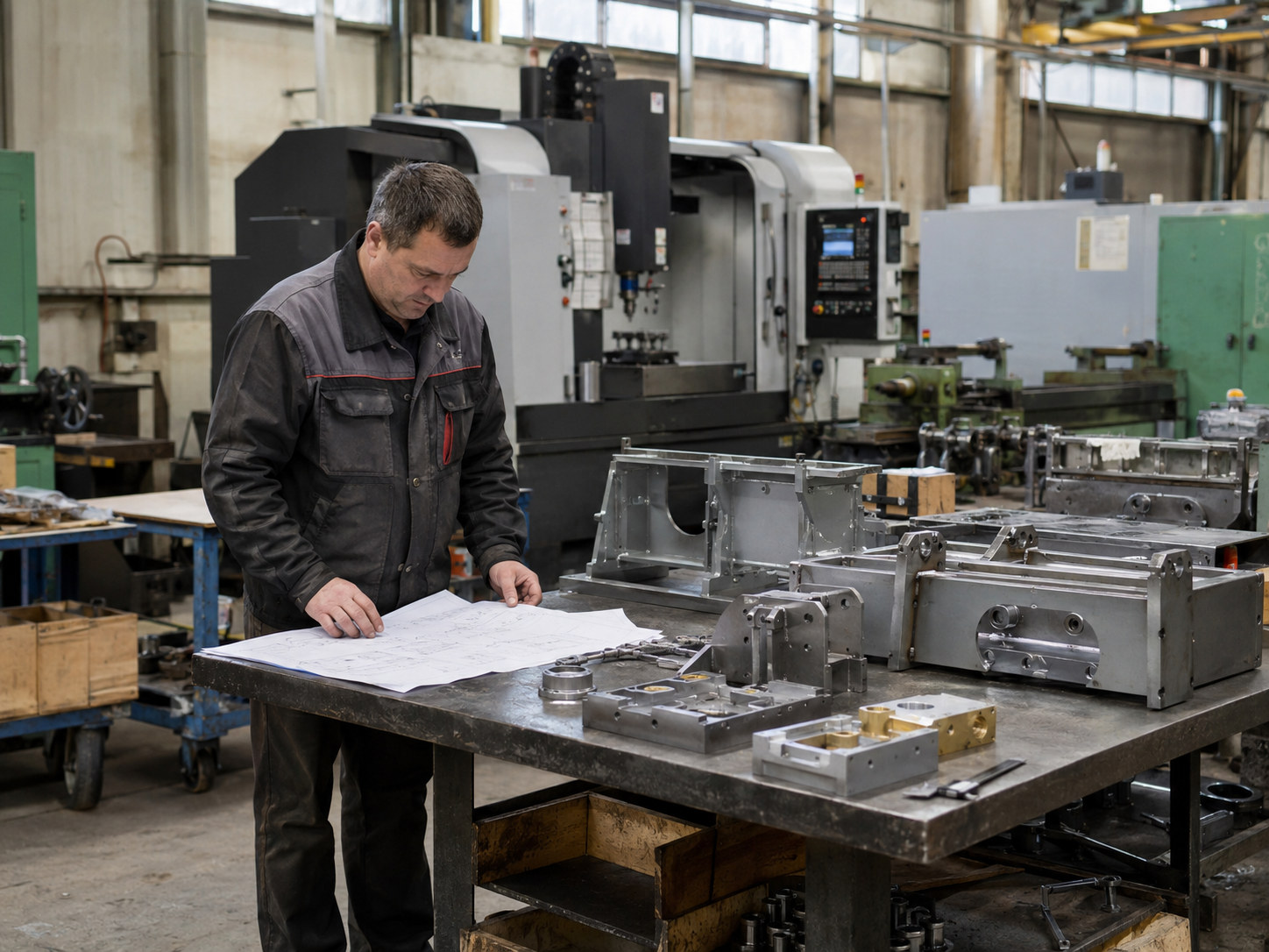 Mechanische Fertigung Ukraine CNC Blech Schweißbaugruppen Maschinenbau
