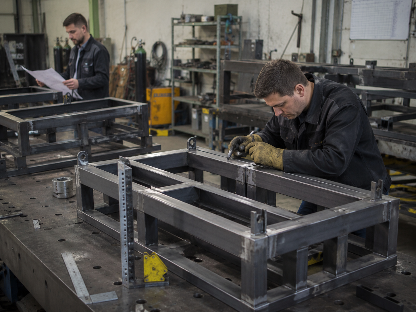 Schweißbaugruppe Rahmen Halterung Maschinenbau Ukraine