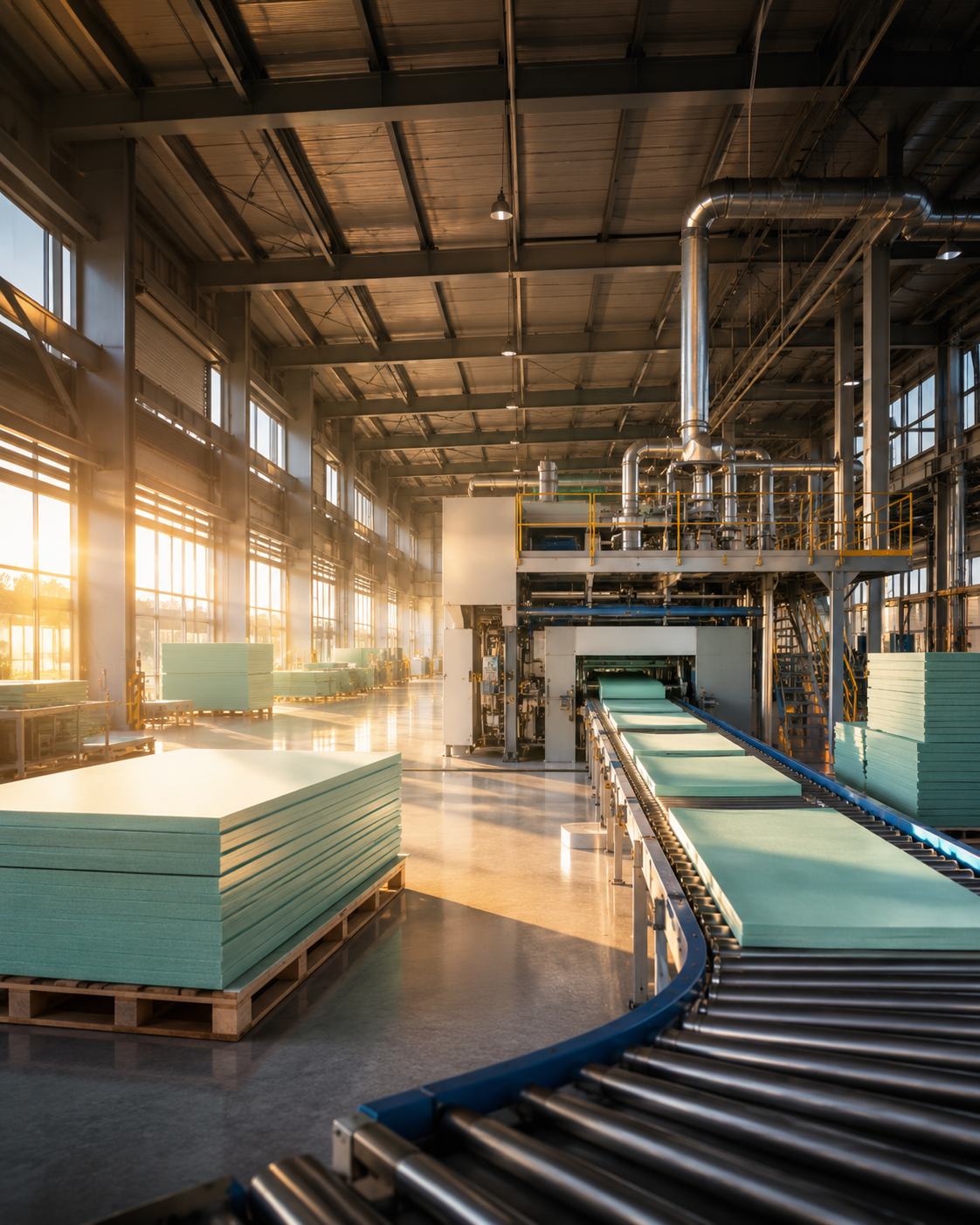 XPS insulation production environment